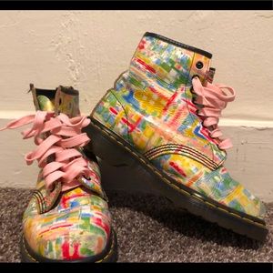 Dr. Martens vintage watercolor boots